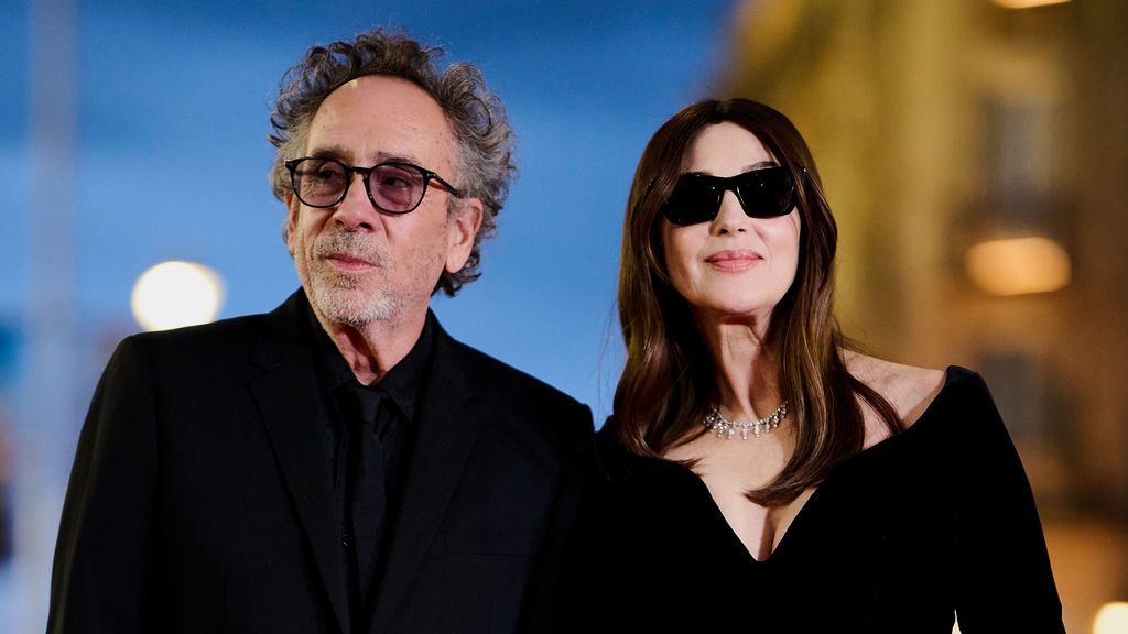 Tim Burton y Mónica Bellucci