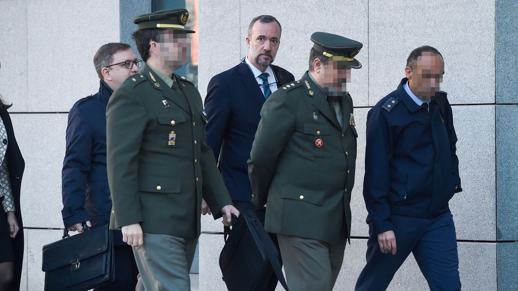 El ex secretario de Estado de Seguridad Francisco Martínez a su llegada a un juicio a la sede de la Audiencia Nacional de Génova