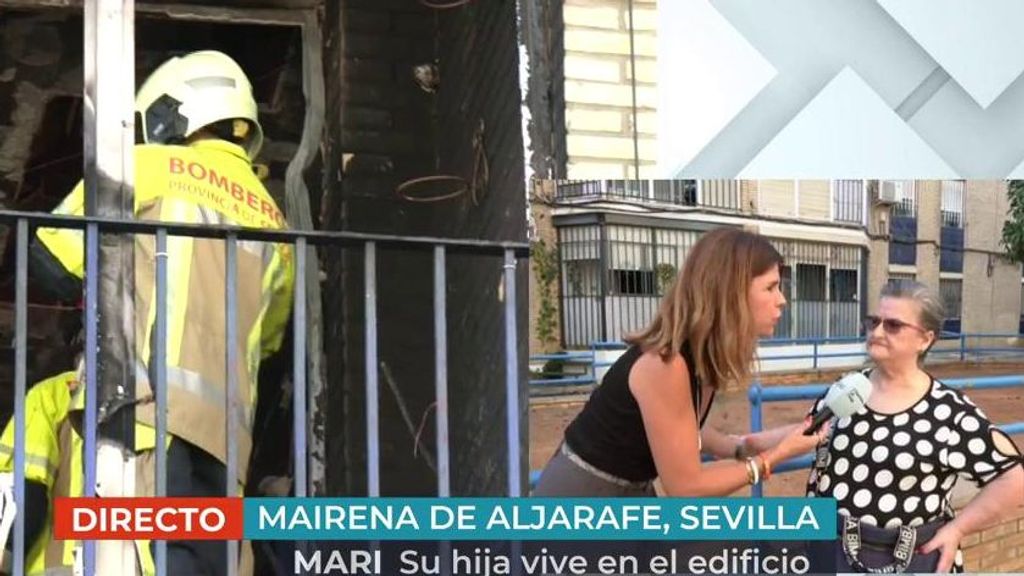 Mari, testigo del incendio explica como lo vivió en 'Vamos a ver'