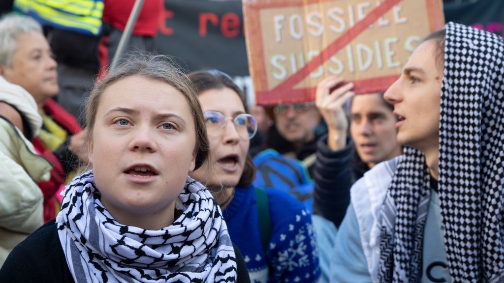 La activista Greta Thunberg, de nuevo detenida en una manifestación en Bruselas