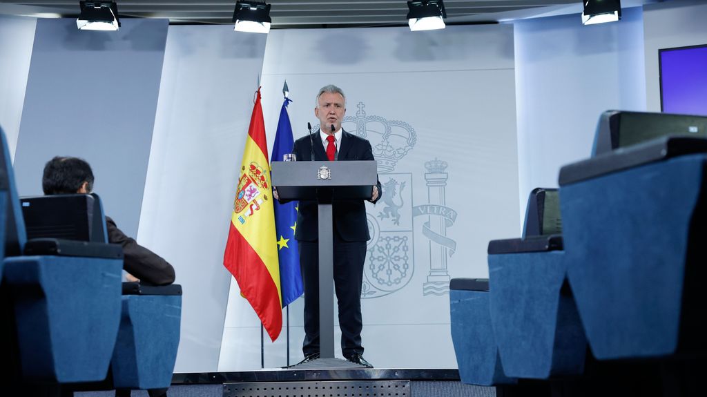 Rueda de prensa de Ángel Víctor Torres