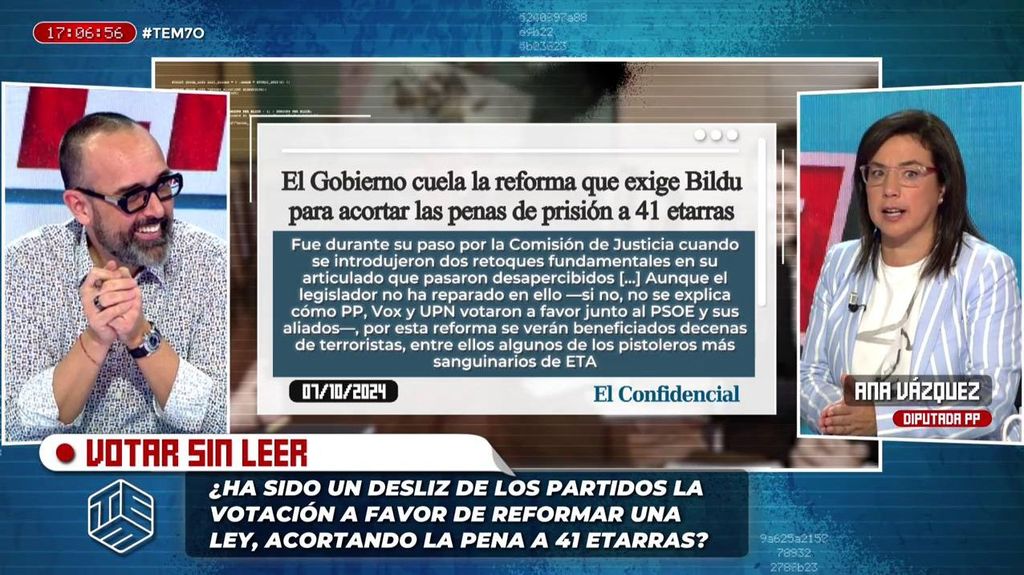 Risto, a Ana Vázquez: "Habéis votado a favor de algo que no os habéis leído"