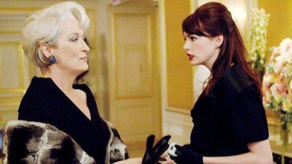 Anne Hathaway y Meryl Streep