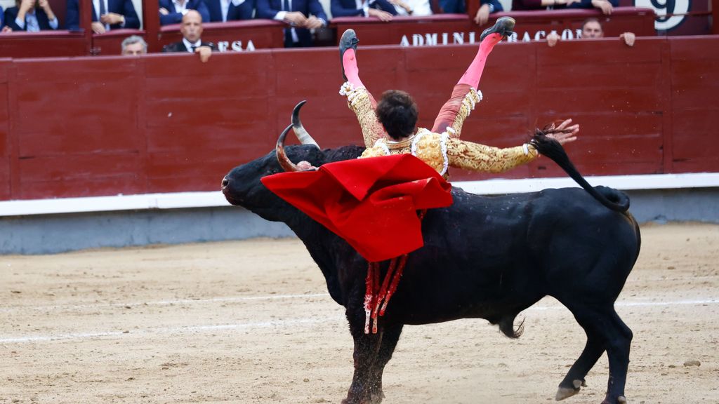 Roca Rey en la cogida este pasado domingo.