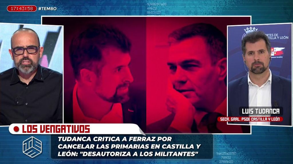 Luis Tudanca, secretario general del PSOE en Castilla y León: "Desde Ferraz se han lanzado bulos sobre mí"