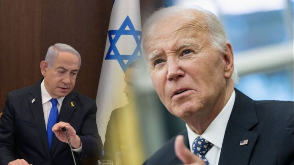 Biden y Netayahu.