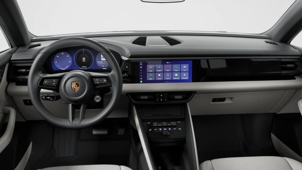 El interior de un Porsche Macan