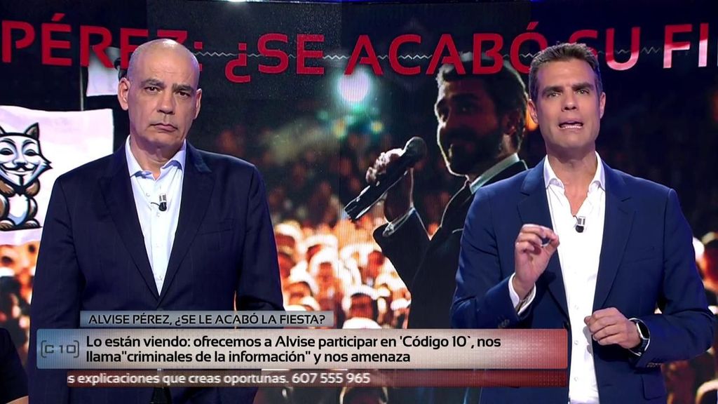 La contundente respuesta de Nacho Abad y David Aleman a Alvise tras calificar de “criminales de la información” a ‘Código 10’ y Mediaset