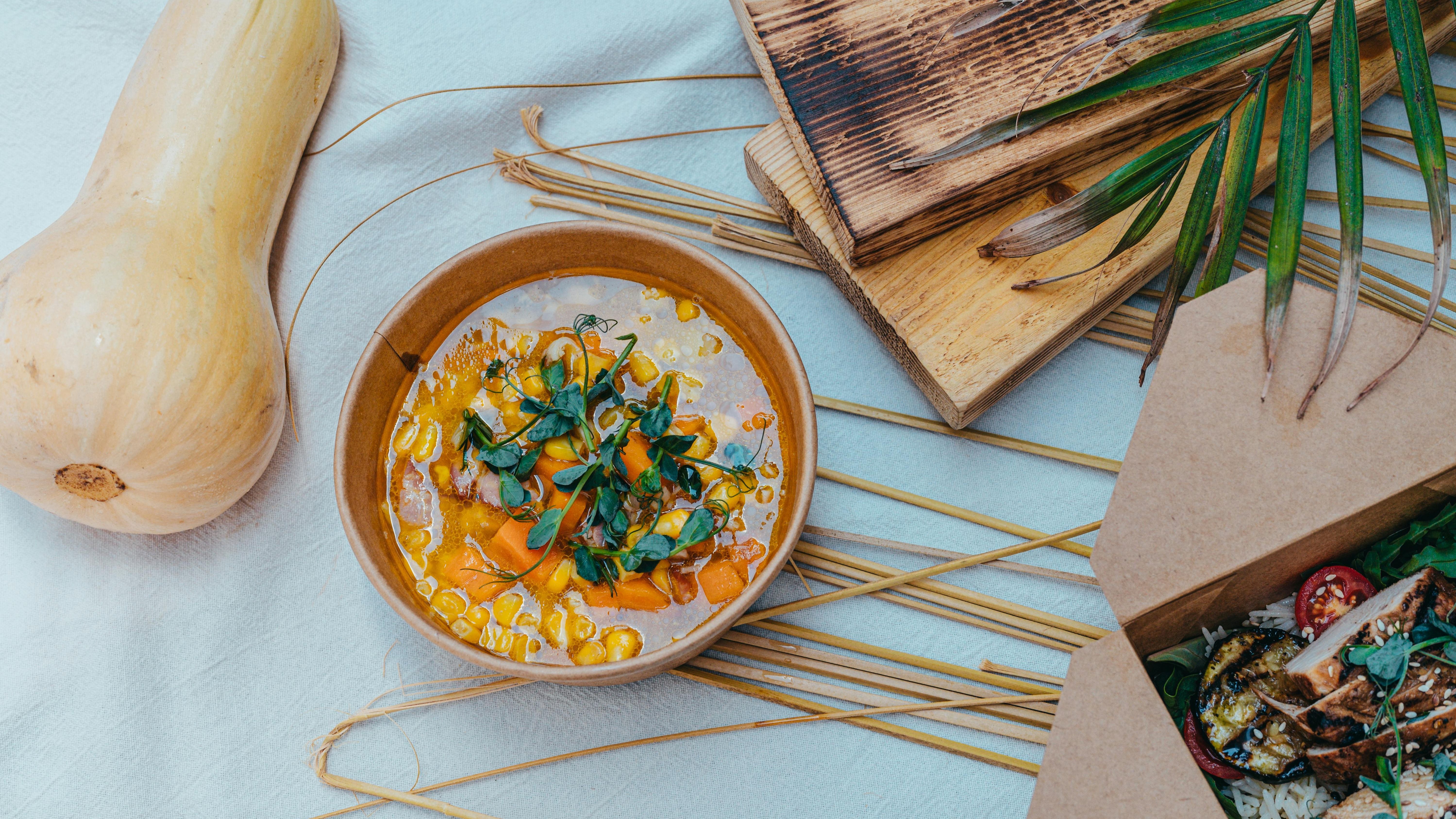 La sopa de calabaza es ideal para el otoño