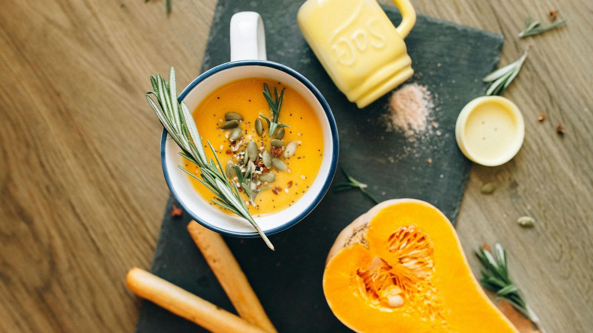 Sopa de calabaza para el otoño