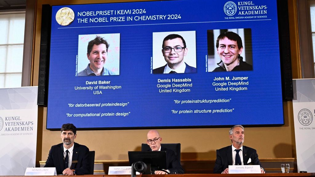 Baker, Hassabis, Jumper awarded 2024 Nobel Prize in Chemistry