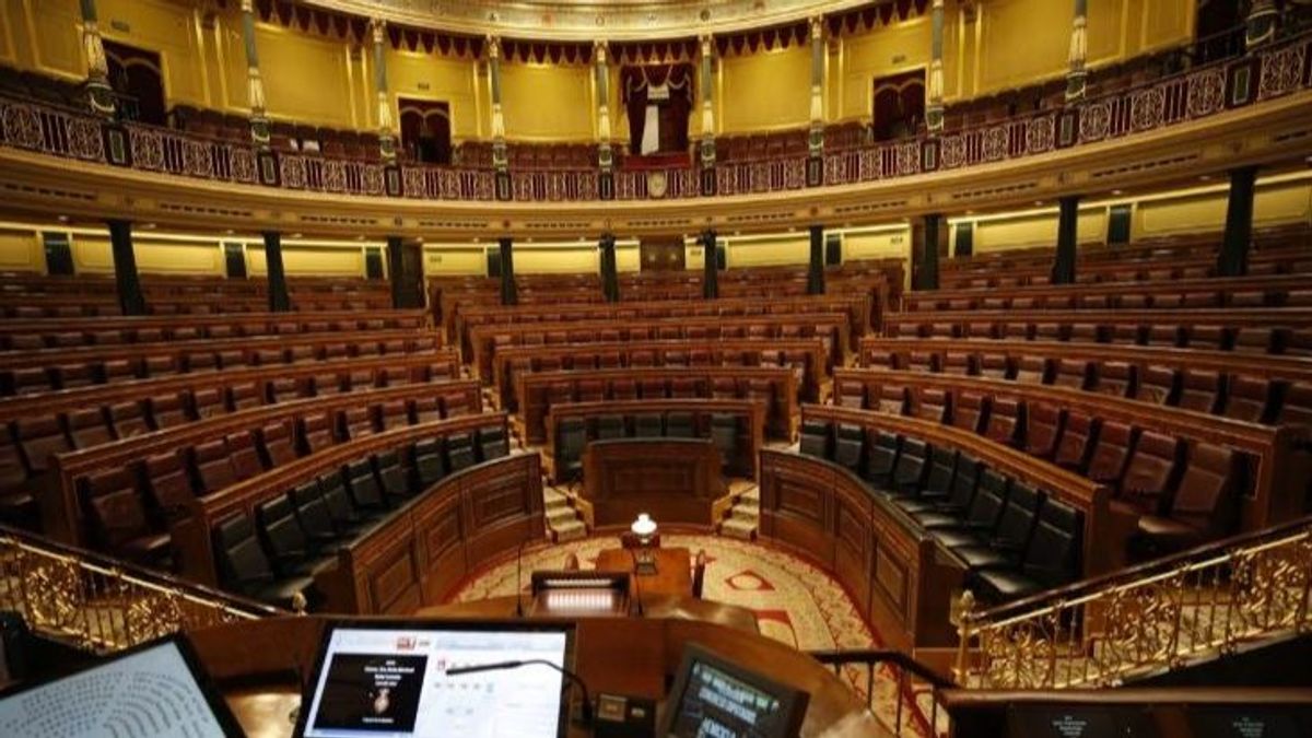 El hemiciclo del Congreso de los Diputados