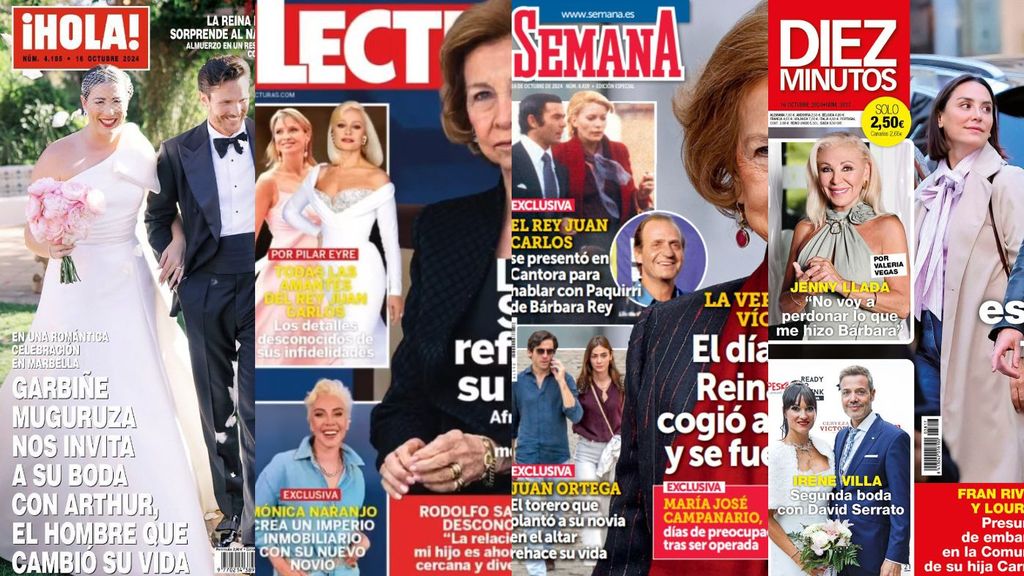 Las portadas de las revistas del corazón del 9 de octubre