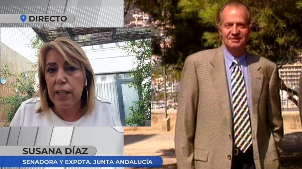 Susana Díaz, muy crítica con los audios del rey emérito y Bárbara Rey: "Es lamentable"