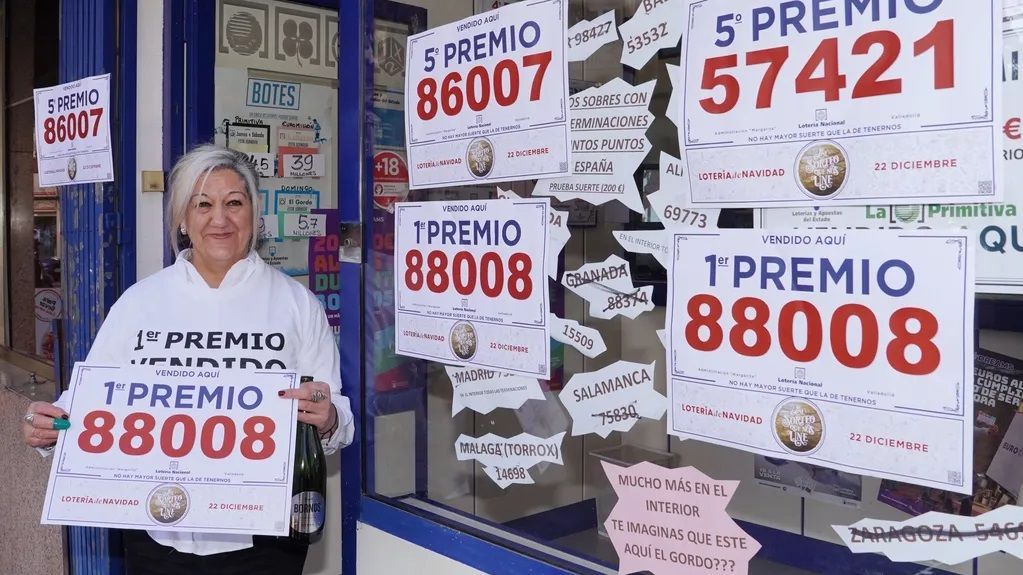 88008 el número premiado con el Gordo en el sorteo de 2024