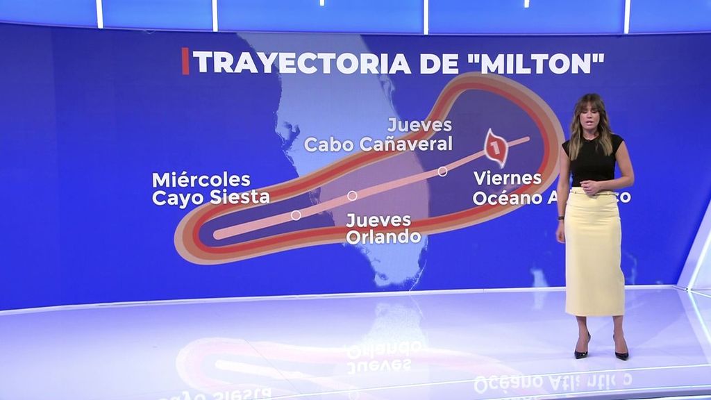 Así ha sido el recorrido del huracán Milton a su paso por la península de Florida, EEUU