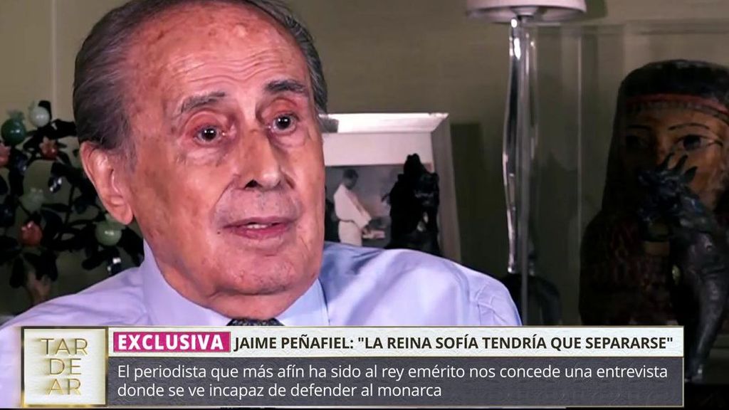 Exclusiva | Jaime Peñafiel retira su eterno apoyo a Juan Carlos I: “No le puedo defender, la reina Sofía tendría que separarse”