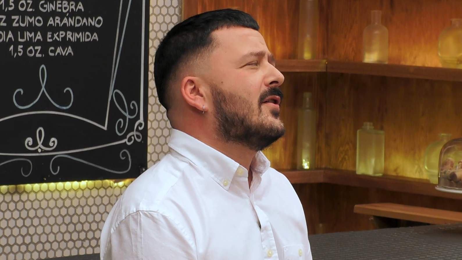 La cara de Vincenzo al reconocer a Nacho en 'First Dates'