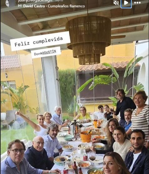 La comida familiar en casa de los Vega a la que ha asistido Tana Rivera