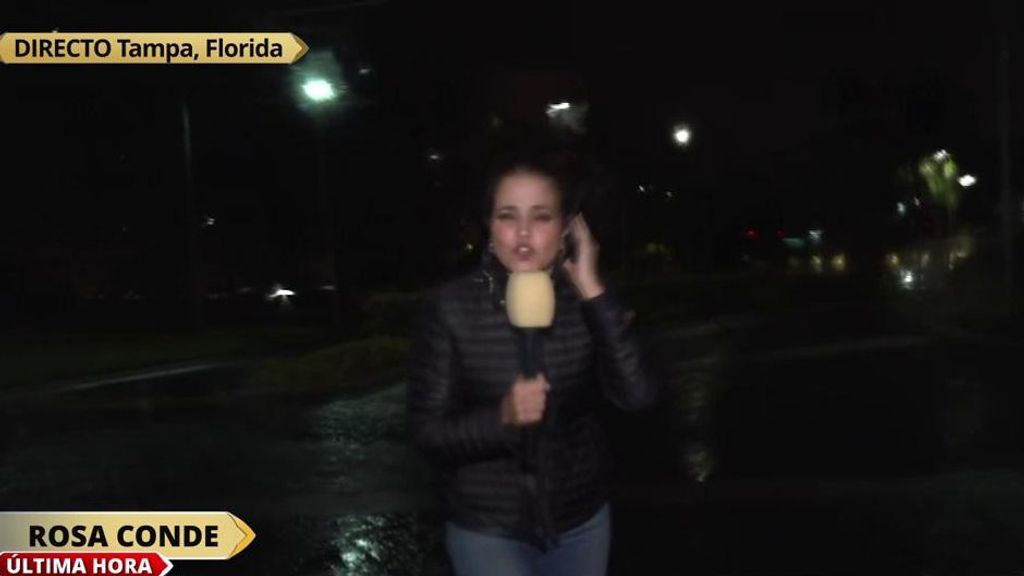 La corresponsal ha hablado en directo con 'La mirada crítica' en el punto cero del huracán Milton en Florida