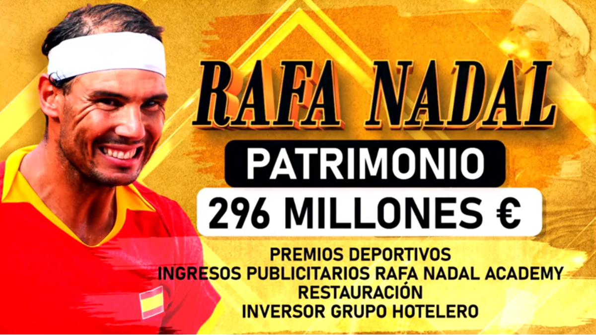 La fortuna de Rafa Nadal
