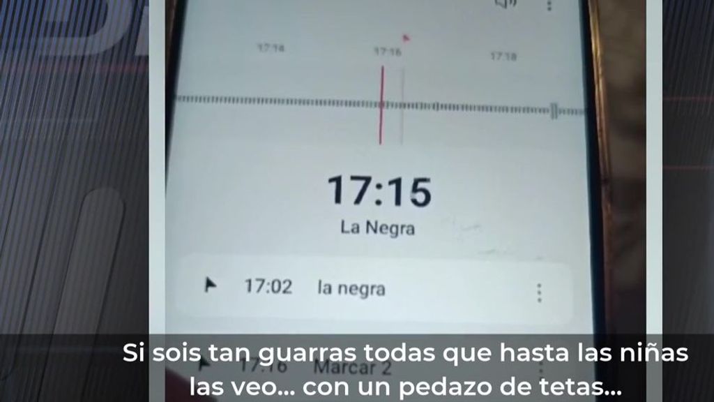 Los audios grabados al vecino problemático