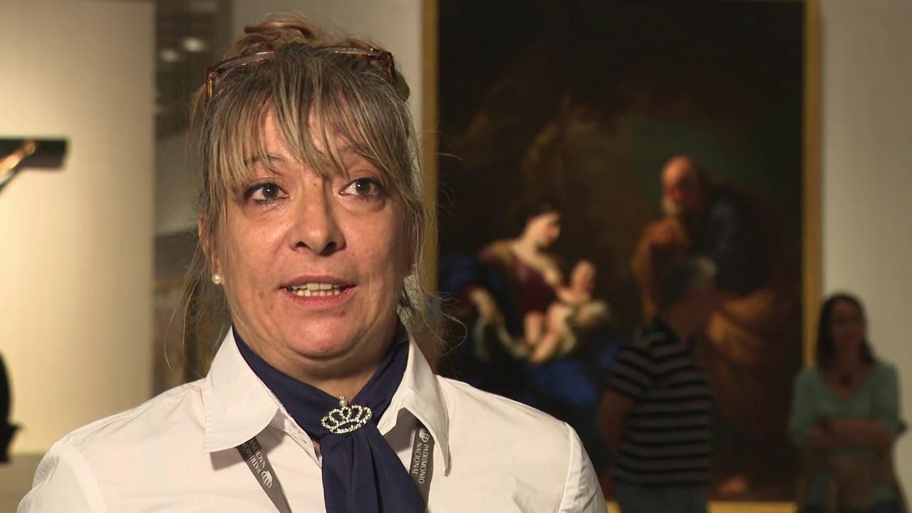 Mar Zoido, trabajadora de Patrimonio Nacional