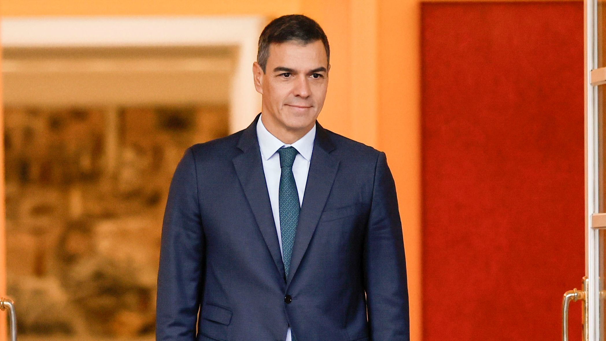 Pedro Sánchez en el Palacio de la Moncloa