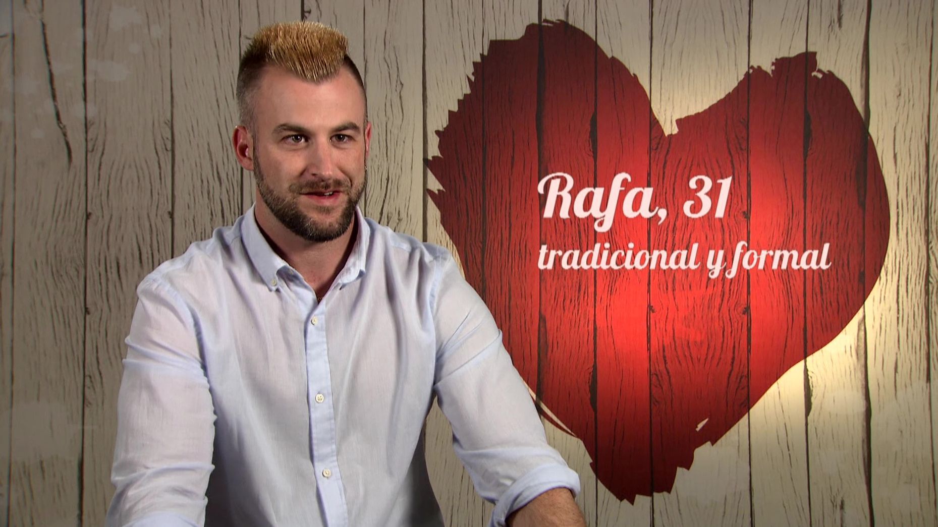 Rafa durante su cita en 'First Dates'