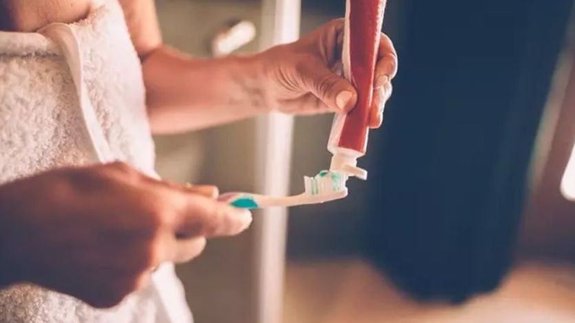 Un cepillo de dientes