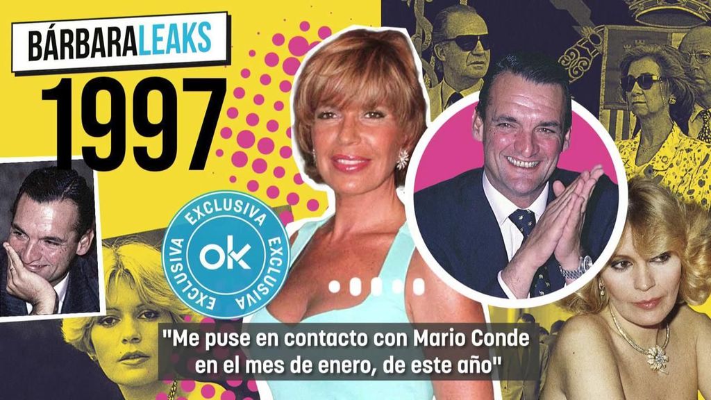 Bárbara Rey y sus confesiones a Mario Conde, en audio