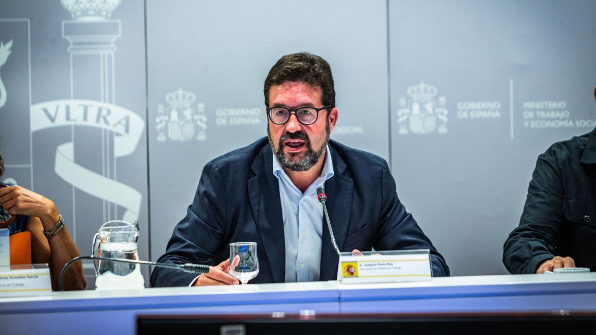 El secretario de Estado de Trabajo, Joaquín Pérez Rey