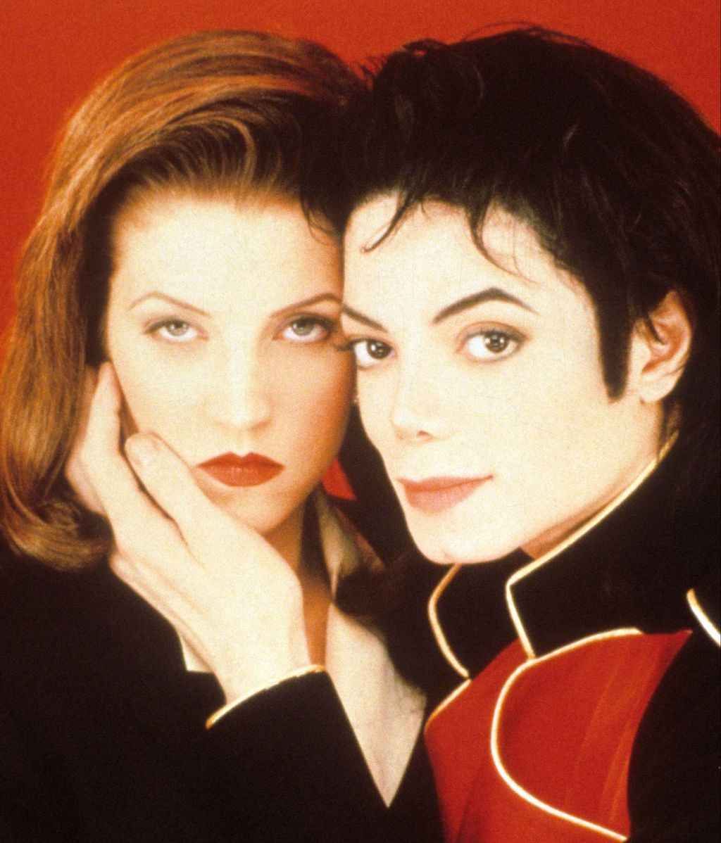 Lisa Marie Presley y Michael Jackson en una imagen de archivo.