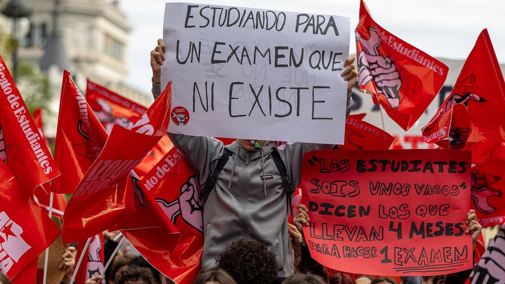 Los estudiantes se movilizan en contra de la nueva selectividad