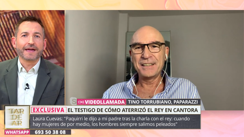 Tino Torrubiano, amigo de los Rivera, sobre el supuesto aterrizaje del rey en Cantora: "En la finca de al lado era muy normal ver al rey"