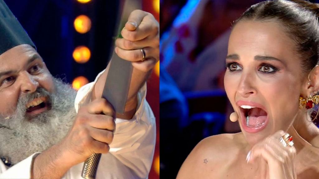 La estrambótica actuación de un faquir logra los cuatro noes: "Me ha saltado un cristal a la cara" Got Talent Temporada 10 Top Vídeos 85