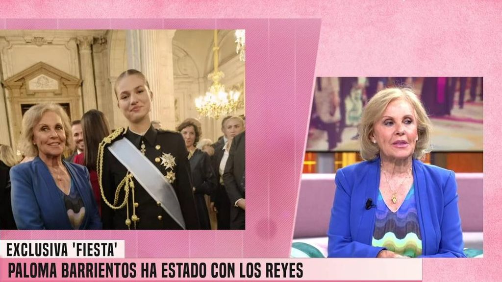 Paloma Barrientos ha estado con la Princesa Leonor tras el besamanos: así ha sido su divertida conversación Fiesta 2024 Top Vídeos 304