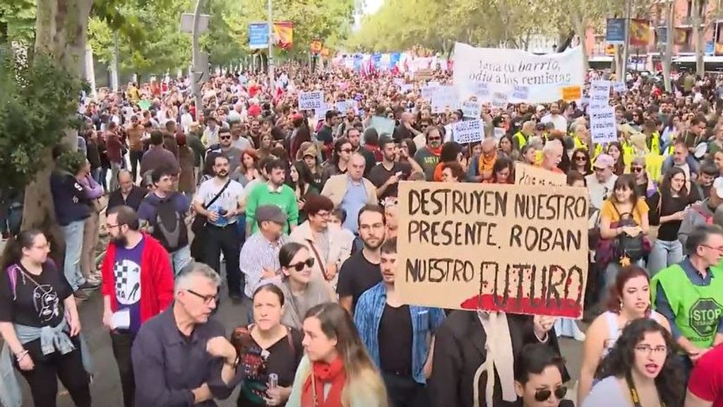 Madrid se llena de reivindicaciones por una vivienda digna