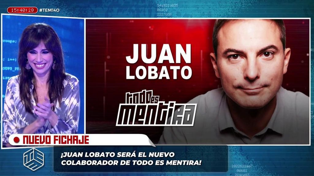 Juan Lobato, nuevo colaborador de 'Todo es mentira'