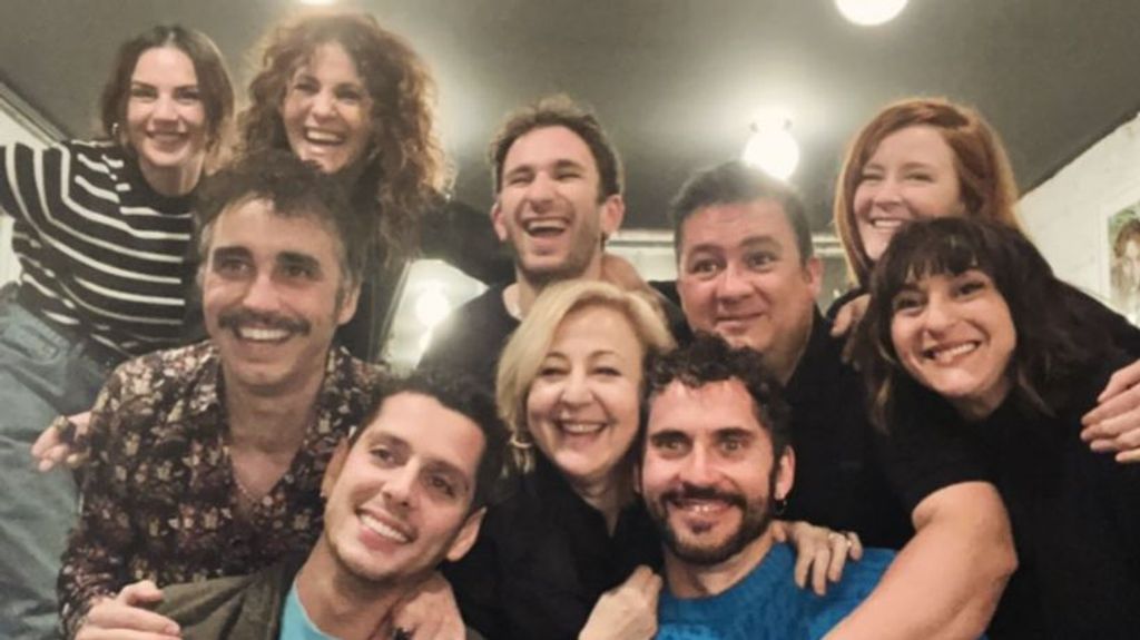 El casting de 'Aída' reunido.