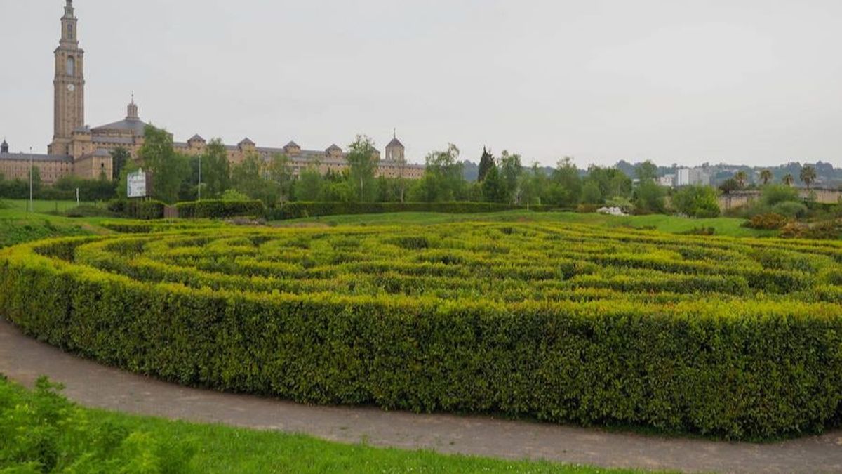 El laberinto de laurel del Jardín Botánico Atlántico