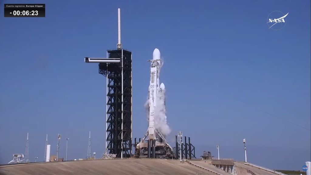 Lanzamiento de la Europa Clipper