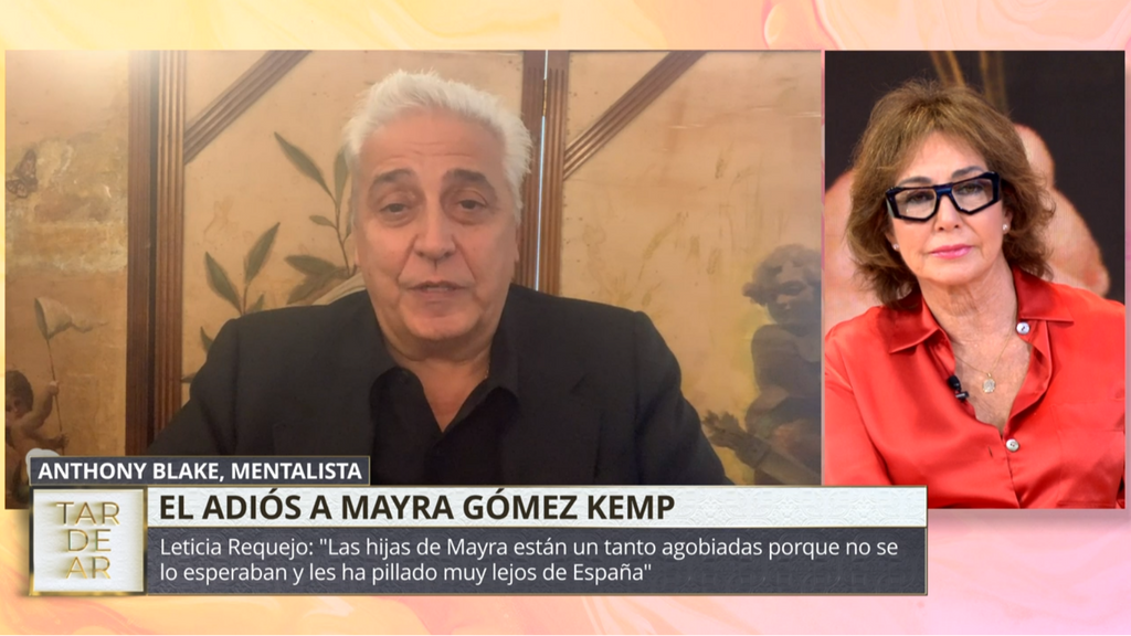 Anthony Blake, sobre Mayra Gómez Kemp: "Era una mujer celestial, angelical. Con una sonrisa permanente en la cara"