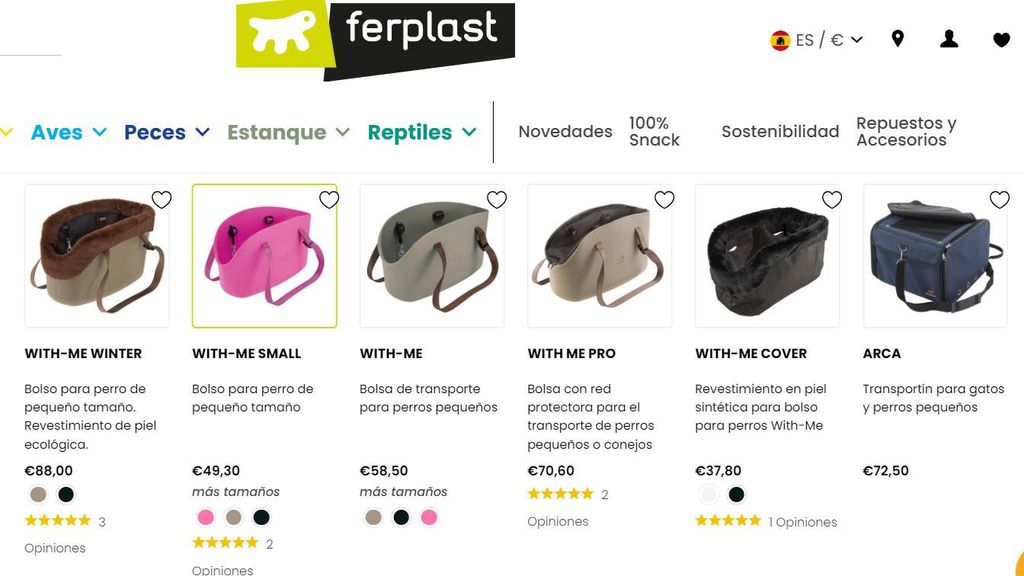 Captura de la web Ferplast