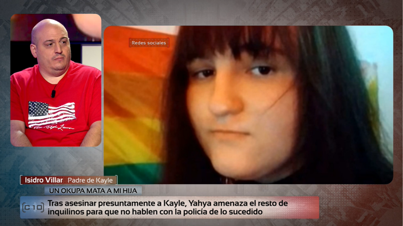 El padre de Kayle, la joven de 20 años asesinada por un okupa en su piso: “Tenía dos litros de sangre en los pulmones”