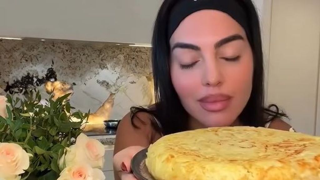 Georgina y su tortilla de patatas