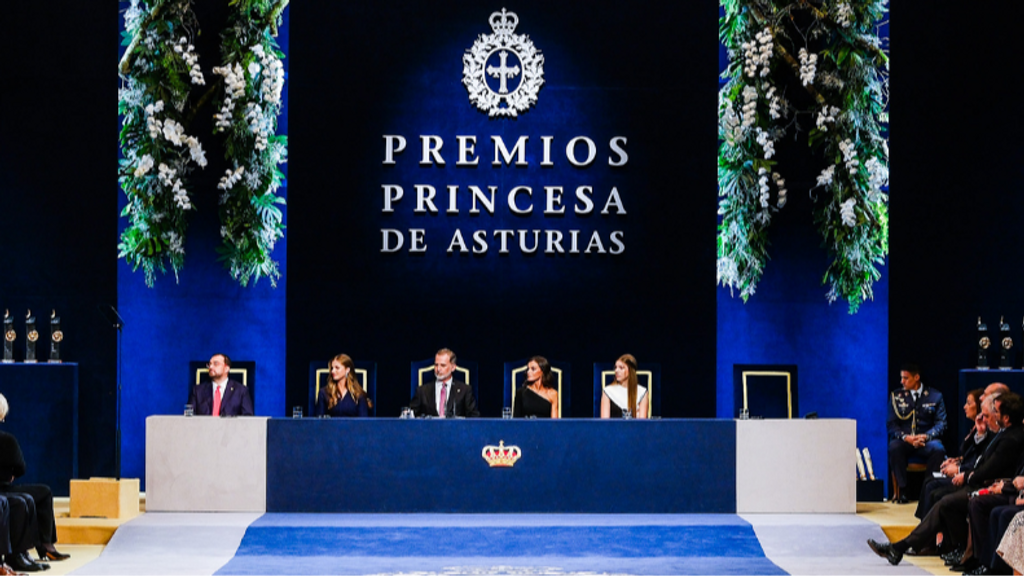 Imagen de la entrega de premios Princesa de Asturias 2023