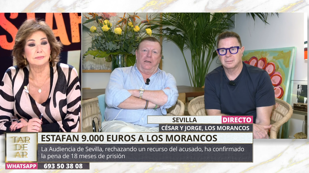 Los Morancos cuentan la estafa que han sufrido de 9.000 euros: "Falsificó el sello de nuestra empresa y la firma de nuestro mánager"