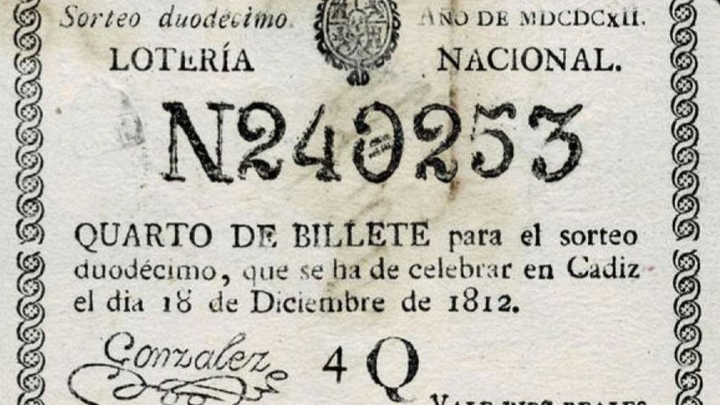 Un décimo del primer sorteo de Navidad de la historia