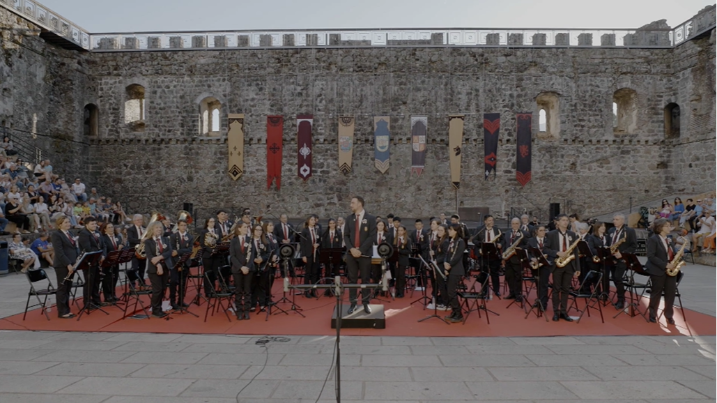 Actuación de la banda municipal de música de Arenas de San Pedro